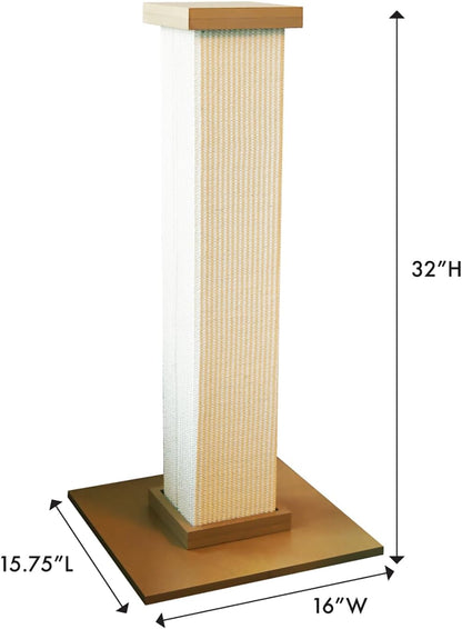SmartCat 3832 Ultimate Scratching Post, 81cm height, Beige