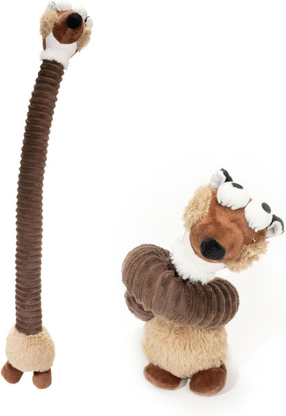 Squeaky Dog Toys Plush Stuffed Crinkle Pet Chew Toys Stuffing Dog Toys For Small Medium Large Dogs Puppy Teething Toys For Boredom Training