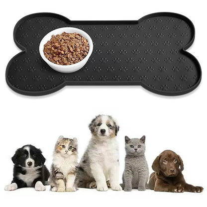 Silicone Pet Anti-spill Easy Cleaning Feeding Mat