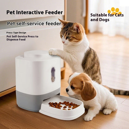 Automatic Pet Feeder Educational Press Feeding Toys