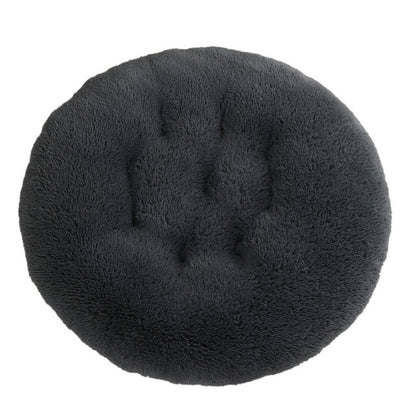 Round Pet Mat Dog Bed Plush Warm Sleep Dog Bed Cathouse Doghouse