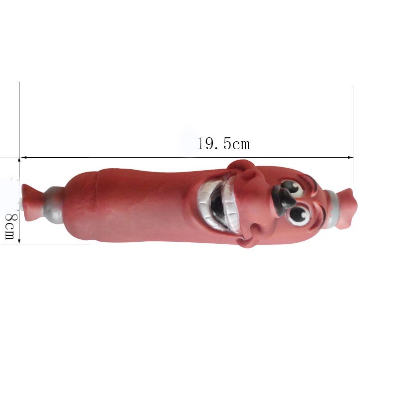 Creative Cartoon Vocal Sausage Pet Toy