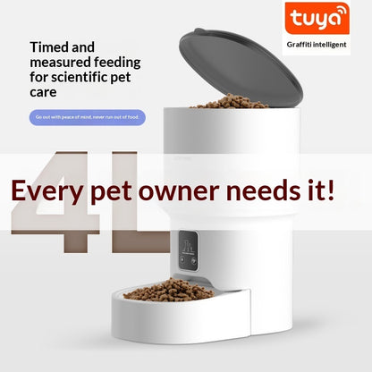 Pet Automatic Feeder Mobile Phone WiFi Remote Timed Feeding